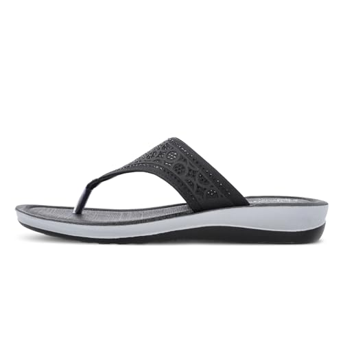 Image of WALKAROO Women's Fashion Sandal with Cushion Sole, Toe Post and Broad Straps - WE2023
