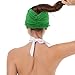Wide Brim Visor Hats for Women-Lightweight Packable Ponytail Hat, Comfortable Quick-Dry Sun Visor for Casual Green