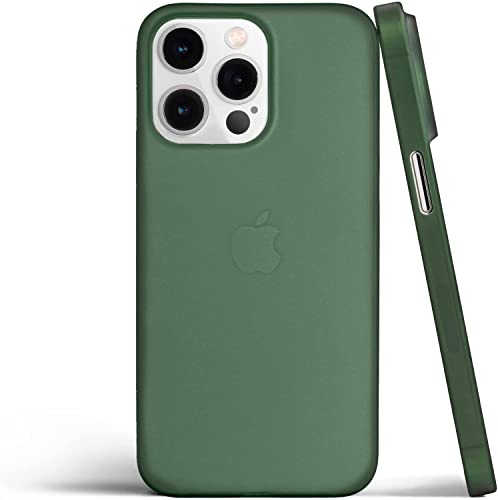 Image of ExpressB for iPhone 16 Pro Max Case Back Cover | Zero Drop Protection | Perfect for Minimalists | Ultra Thin Anti Scratch Matte Finish Case for iPhone 16 Pro Max (Green)