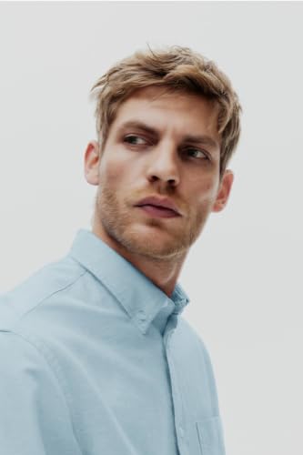 Image of BE ACTIVE Men's Oxford Cotton Lycra Casual Shirt || Men Stylish Shirt || Full Sleeves || Simple Shirt for Men || Timeless Style & Comfort