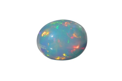 Opale éthiopienne 11,8x9,5 mm pour sertissage cabochon et bijoux artisanaux