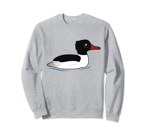 Cute Cartoon Common Merganser Birdorable Waterfowl Duck Bird Sweatshirt