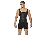 Ann Chery 2033 Chaleco Latex Fajas para Hombre Men Girdle (Black, XL)