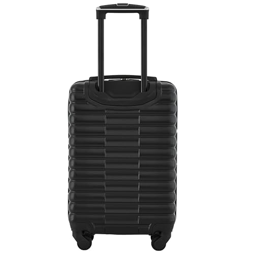 Image of Travelers Club 22-Inch Gilroy Rolling Hardside Carry-On Luggage, Black