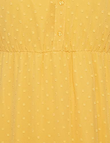Image of Easybuy Women's Polyester Fit and Flare Below The Knee Dress