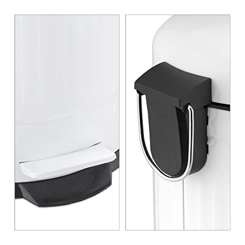 Relaxdays Bidone Rifiuti Cosmetici, Cucina o