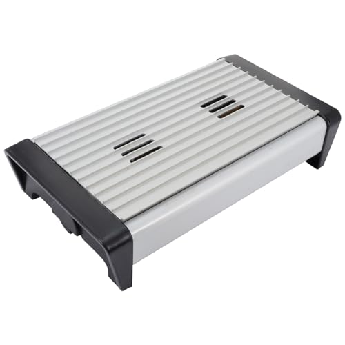 Réchauffeur d'aliments de table en aluminium plastique facile à utiliser
