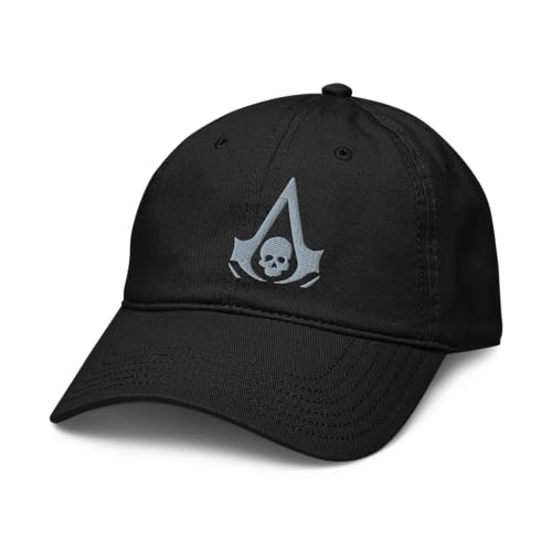 Assassin's Creed: Black Flag Resynced Officially Licensed Adjustable Baseball Hat, Black