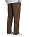 Csqopt Mens Brown Casual Relaxed Fit Pants Fashion Loose Fit Wide Leg Trousers Straight Sweatpants Brown L