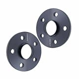 12mm 5x100 Hubcentric Wheel Spacers - Fits Subaru Impreza Crosstrek Legacy BRZ Fits Scion FR-S - 12mm, 5x100, 56.1mm Hub, Pair of 2 - Black