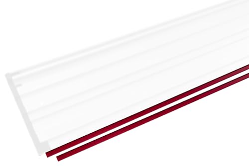 La Mejor Selección de Rieles de corte para comprar hoy. 47 Milescraft 7208 - Tiras de guía de repuesto para guía de sierra de pista 1409 y rieles de guía 1408 - Dos tiras de corte de 27.5 pulgadas con agarre de goma en la parte trasera...