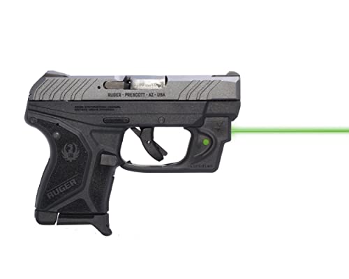 Viridian E Series Green Laser Sight Compatible with Ruger LCP II Gun Sight with Ambidextrous On and Off Switch Black