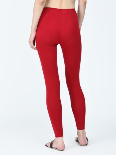 Image of Robinbosky Premium Stretchable Cotton Ankle Legging for Women | Suitable for Formal wear & Casual wear | High-End Elastic Makes The Leggings Squat Proof and Durable for Travel, Yoga, & Workout.