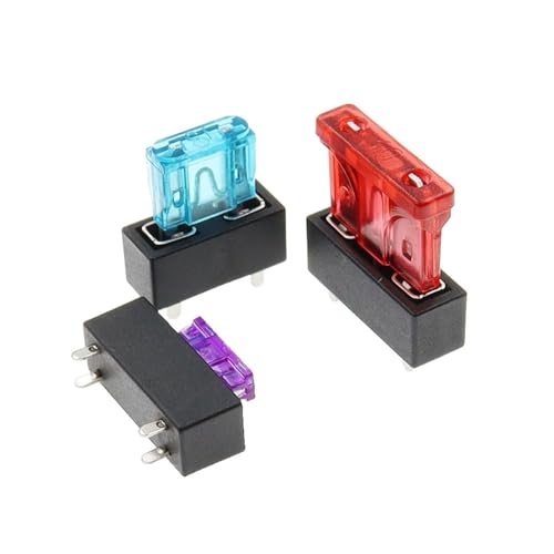 Porte-fusible à lame 250V pour voiture Medium 30A à 4 broches avec clip en plastique lot de 5
