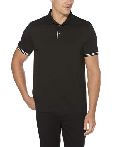 Perry Ellis Men's Icon Polo Shirt With Solid,...