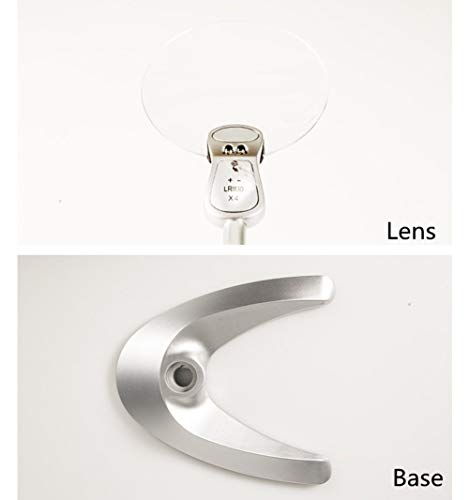 Loupes grossissantes LED CRODY à double objectif 2X 4X réglable