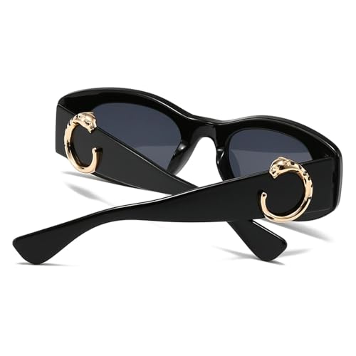 Fashion Men and Women Square Sunglasses Street Photography Sunglasses2