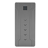 SENECESLI Fingerabdruck-Passwort-SSD-Gehäuse aus Aluminium, Schlankes Design, USB3.2 Gen2-Übertragungsschnittstelle, Schnelle Wärmeableitung für M.2 NVMe-Festplattensicherheit für Datenprofis
