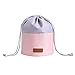 Produktbild JunNeng Kulturbeutel mit Kordelzug, wasserdicht, Reise-Kosmetiktasche, Make-up-Aufbewahrungstasche, multifunktional, tragbar, Outdoor, Haushalt, Organizer, Tasche für Damen und Herren, rose