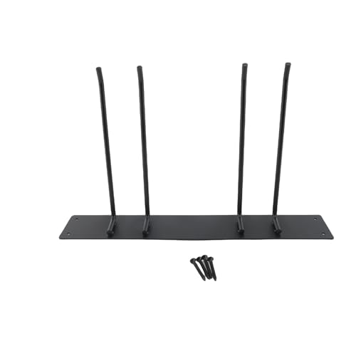 Colgador de Silla Plegable Resistente para Pared Organizador de Acero Negro 2