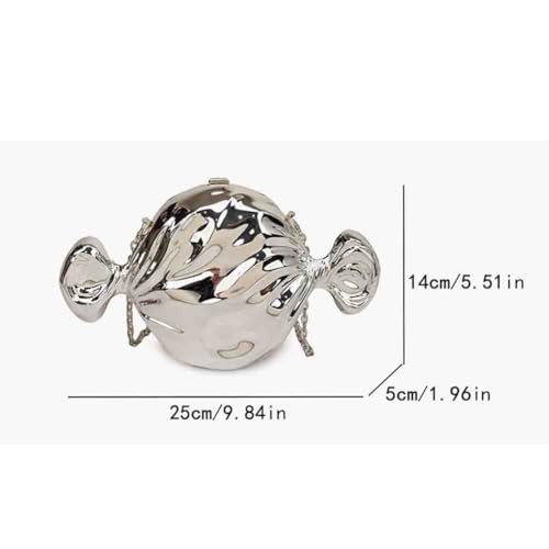 Women's Acrylic Candy Shaped Purse, Kawaii Funny Colorful Sweets Chain Shoulder Clutch, Halloween Novelty Crossbody Bag4