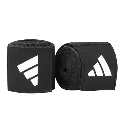 adidas Bandagen Boxing Crepe Bandage, black, 2 x 450cm, adibp03