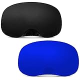 Ski Goggle Cover Microfiber Goggle Sock Cover 2 Piece Ski Goggle Protectors Protective Goggle Sock...