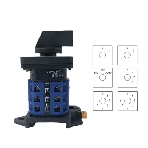 Commutateur rotatif 20A 660V triphasé pour sélection de circuits - 3