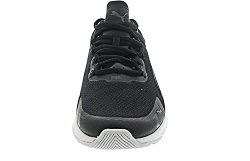 Image of PUMA Unisex's Electron Street Era Black-Dark Shadow White Running Shoe (37412601) (11 UK), Puma Black-Dark Shadow-Puma White