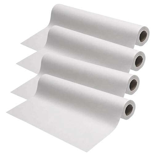 Image of Exam Table Paper - 18''x125' Disposable Standard White Crepe - Paper Rolls for Spas, Doctors, Chiropractors and Massage Tables