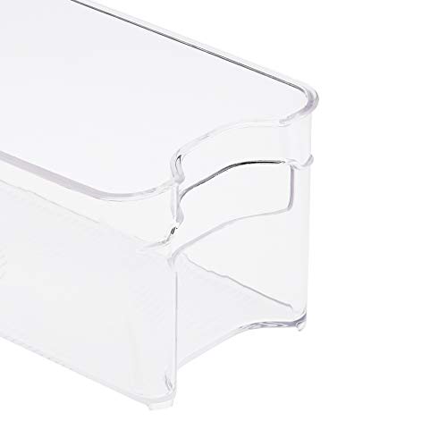Amazon Basics Plastic Fridge Storage Bin - Narrow (2-Pack) #TOP4