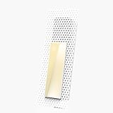 SCON LED Recessed Trimless Step Light,White Indoor Skirting Wall Light,Rectangle Invisible Stair Light,for Hallway/Bedroom/Dining Room/Stairway/2W/3000K/NODIM