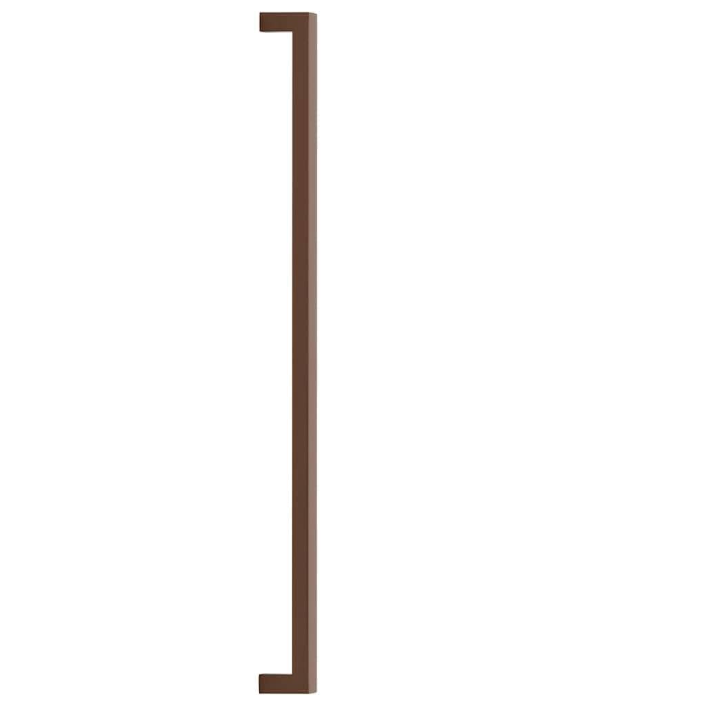 Tiradores para muebles, 5 unidades, bronces, acero inoxidable, 480 mm, distancia entre cajones, tiradores de puerta para armario, cómoda, cocina, baño, salón, con tornillos recortables, diseño vintage