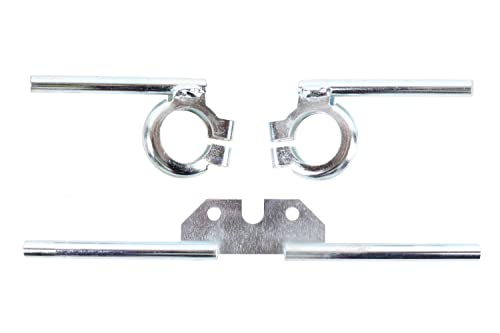Soporte para luces intermitentes delanteros y traseros galvanizado para intermitentes de 10 mm de diámetro para Simson S50, S51, S70 Cover