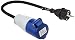 Adattatore spina del cavo Schuko a Cee Socket, 40 cm