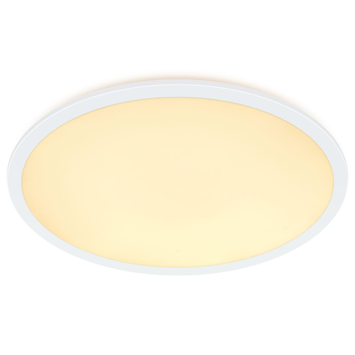 Nordlux Oja Indoor Ceiling Light White Plastic Intergrated LED 3-Level Dimming - Hallway, Kitchen, Garage Mains Powered, IP20 โ image 1