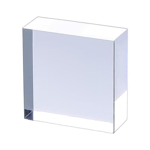 透明アクリル板、プラスチックシート、 クラフトディスプレイ用アクリルシート 150mm x 150mm 各種厚さ15〜40mm(Thickness:20Mm)