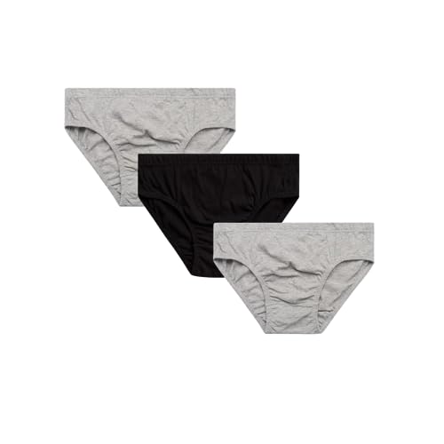 Image of Acumen Men's Underwear Briefs 3-Pack - 100% Combed Cotton, Anti-Bacterial Technology - Premium Ultrasoft Waistband