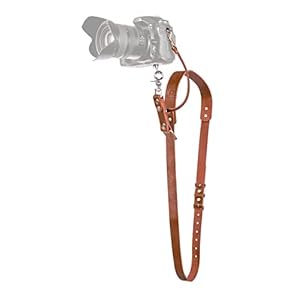 C Coiro Leather Camera Strap for One Camera – Professional Single Leather Harness Shoulder Strap Quick Release Gear DSLR/SLR, Camera Accessories for Photography, Tan