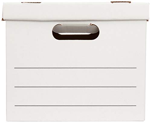 Amazon Basics 2690102 Storage And Filing Boxes With Lid And Handles, Legal/Letter Size, Basic Duty thumb #3