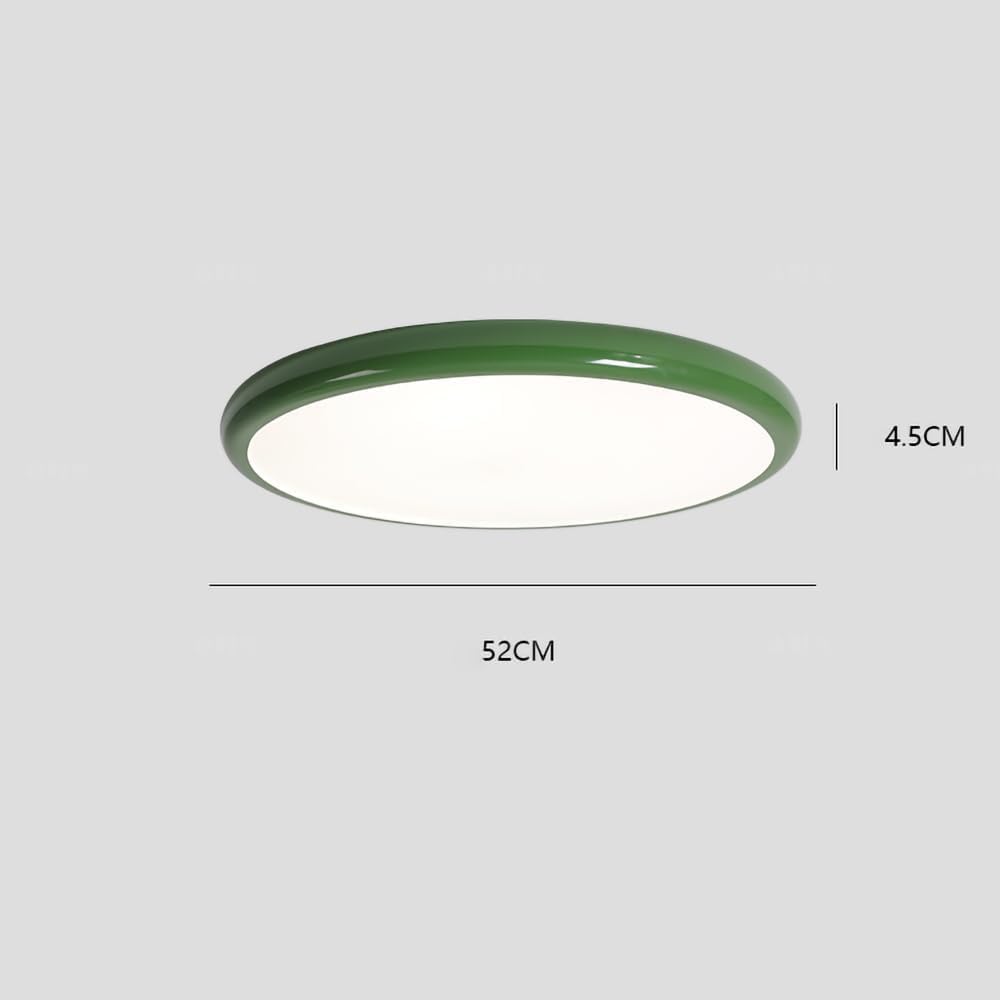 Nowoczesna minimalistyczna lampa sufitowa w kolorze kremowym - ochrona oczu do salonu i głównej sypialni (66 W)