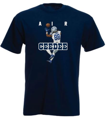 Ceedee Lamb AIR Dallas Shirt T-Shirt Adult Large Navy Blue