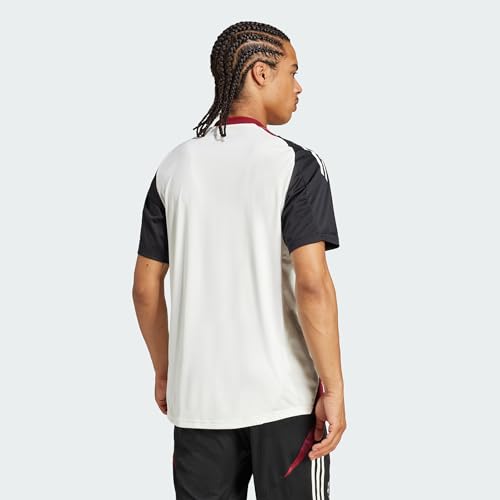 adidas Manchester United Tiro 24 - Camiseta de Entrenamiento para Hombre, Blanco y Negro, XXL