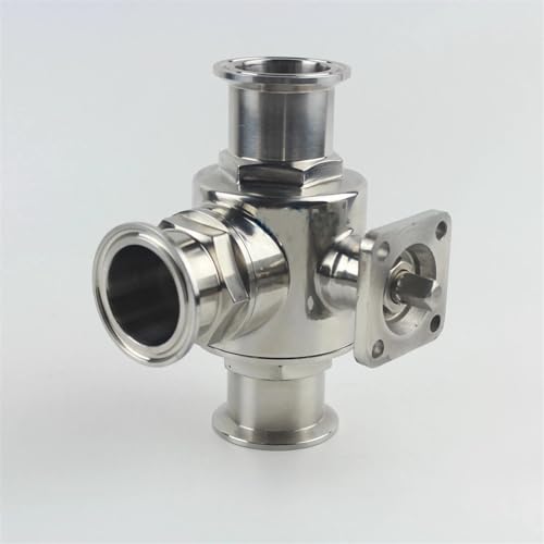 Válvula de bola de acero inoxidable 304/316 de 1,5 pulgadas Tri abrazadera tubo OD 3/4 4