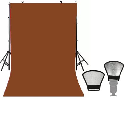 Stookin 8x10 Brown Photography Studio Backdrop for Event Shoot & Vedio Recording (Free Bounce Card)
