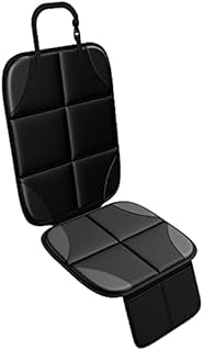 Car Seat Protector, MHO+ALL Large Auto Carseat Protectors for Child Baby Car Seat, Waterproof 600D Fabric Seat Cover Mat with Storage Pockets for SUV, Sedan, Truck, Leather and Fabric Car Seat