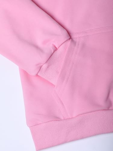 Image of WELAKEN Cotton Hoodie Sweatshirt for Girls Kids & Teens Long Sleeve Pullover with Kangaroo Pocket