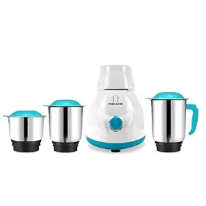HOME SAVER 550watt HeavyDuty Juicer Mixer Grinder With 3 Sharp Stainlees Steel Jar Set For Kitchen Chutney, Grinding Mixing and Juicing | 1 Year Warranty | CD Green Color