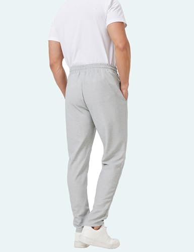 Men's Casual Pants Waffle Knit Pants Lightweight Open Bottom Pants Slim Fit Drawstring Jogger Yoga Pants with Pockets3