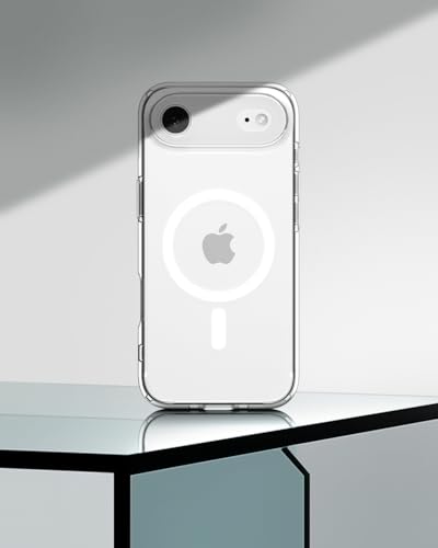 Image of Spigen Ultra Hybrid MagFit Back Cover Case Compatible with iPhone Air (2025), iPhone 17 Air Cover case (TPU + Poly Carbonate | Clear White)